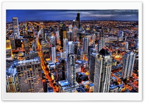 Chicago, Illinois HDR Ultra HD Wallpaper for 4K UHD Widescreen desktop, tablet & smartphone