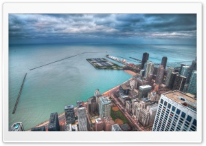 Chicago Illinois Port Ultra HD Wallpaper for 4K UHD Widescreen Desktop, Lockscreen, Screensaver, TV, Tablet, Smartphone