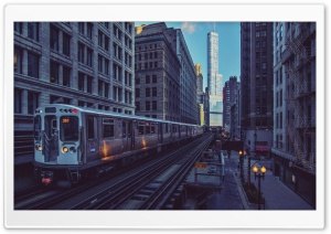 Chicago Illinois Trains Ultra HD Wallpaper for 4K UHD Widescreen desktop, tablet & smartphone