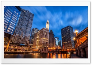 Chicago Riverwalk Ultra HD Wallpaper for 4K UHD Widescreen desktop, tablet & smartphone