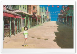 Chihiro On The Street Ultra HD Wallpaper for 4K UHD Widescreen desktop, tablet & smartphone
