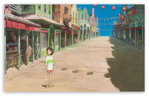 Chihiro On The Street UltraHD Wallpaper for HD 16:9 ; Widescreen 16:10 5:3 ; Fullscreen 4:3 5:4 3:2 ; Tablet 1:1 ; Mobile 3:5 3:4 ; Dual 4:3 5:4 ;