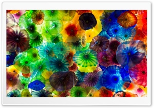 Chihuly Glass Art Ultra HD Wallpaper for 4K UHD Widescreen desktop, tablet & smartphone