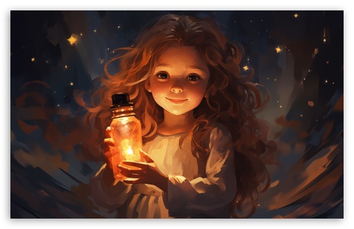 Child Girl, Night Light, Painting UltraHD Wallpaper for UHD 16:9 2160p 1440p 1080p 900p 720p ; 8K UHD TV 16:9 Ultra High Definition 2160p 1440p 1080p 900p 720p ; UltraWide 21:9 24:10 ; Widescreen 16:10 5:3 WHXGA WQXGA WUXGA WXGA WGA ; Fullscreen 4:3 5:4 3:2 UXGA XGA SVGA QSXGA SXGA DVGA HVGA HQVGA ( Apple PowerBook G4 iPhone 4 3G 3GS iPod Touch ) ; Tablet 1:1 ; Mobile 9:16 2:3 3:5 3:4 - ;