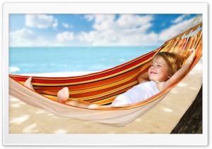 Child In Hammock Ultra HD Wallpaper for 4K UHD Widescreen desktop, tablet & smartphone
