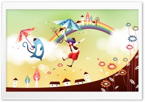 Childhood Fairytales Rainbow Ultra HD Wallpaper for 4K UHD Widescreen desktop, tablet & smartphone