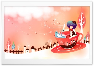 Childhood Fairytales Tea Cup Ride Ultra HD Wallpaper for 4K UHD Widescreen desktop, tablet & smartphone