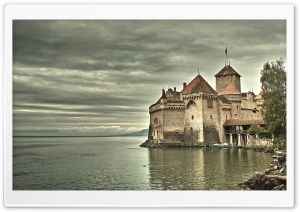 Chillon Castle, Switzerland Ultra HD Wallpaper for 4K UHD Widescreen desktop, tablet & smartphone