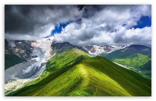 Chkhutnieri Pass Upper Svaneti, Tetnuldi Glacier, Caucasus Peaks UltraHD Wallpaper for UHD 16:9 ; HD 16:9 ; UltraWide 21:9 24:10 ; Widescreen 16:10 ; Tablet 1:1 ; Mobile 9:16 9:19.5 9:20 ;