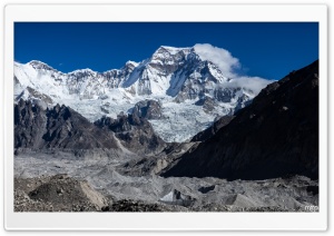 Cho Oyu, Range, Mountains, Panoramic, Landscape, Himalayas, Nature 4K UHD Wallpaper for Widescreen and UltraWide Desktop, UltraHD TV, Smartphone, Tablet