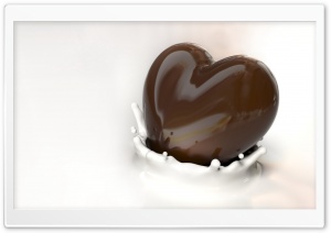 Chocolate Heart Ultra HD Wallpaper for 4K UHD Widescreen desktop, tablet & smartphone