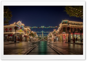 Christmas at Disneyland Ultra HD Wallpaper for 4K UHD Widescreen desktop, tablet & smartphone