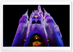 Christmas at the Castle Ultra HD Wallpaper for 4K UHD Widescreen desktop, tablet & smartphone
