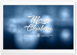 Christmas Blue Ultra HD Wallpaper for 4K UHD Widescreen desktop, tablet & smartphone