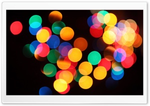 Christmas Bokeh Ultra HD Wallpaper for 4K UHD Widescreen desktop, tablet & smartphone