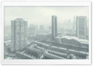 Christmas Downtown Chicago Ultra HD Wallpaper for 4K UHD Widescreen desktop, tablet & smartphone