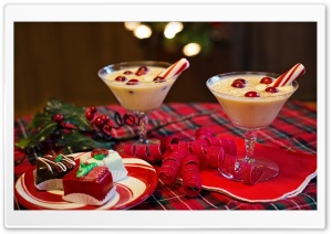 Christmas Eggnog Beverage Ultra HD Wallpaper for 4K UHD Widescreen desktop, tablet & smartphone