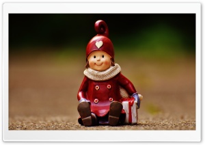 Christmas Figurine Ultra HD Wallpaper for 4K UHD Widescreen desktop, tablet & smartphone