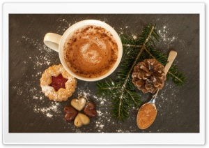 Christmas Hot Chocolate Ultra HD Wallpaper for 4K UHD Widescreen desktop, tablet & smartphone
