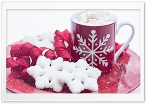Christmas Hot Chocolate Mug, Winter Ultra HD Wallpaper for 4K UHD Widescreen desktop, tablet & smartphone