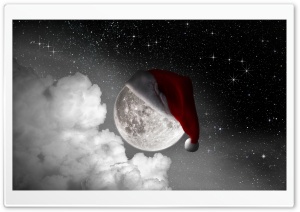 Christmas Moon Ultra HD Wallpaper for 4K UHD Widescreen desktop, tablet & smartphone