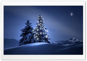 Christmas Night Ultra HD Wallpaper for 4K UHD Widescreen desktop, tablet & smartphone
