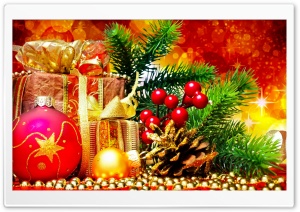 Christmas Ornaments Ultra HD Wallpaper for 4K UHD Widescreen desktop, tablet & smartphone