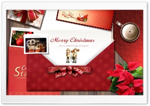 Christmas Postcard Ultra HD Wallpaper for 4K UHD Widescreen desktop, tablet & smartphone