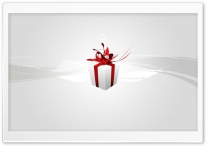 Christmas Present Silver Ultra HD Wallpaper for 4K UHD Widescreen desktop, tablet & smartphone