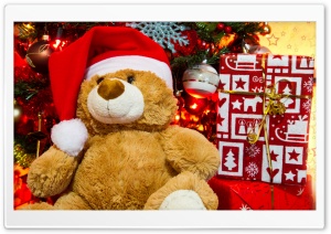 Christmas presents under the fir tree Ultra HD Wallpaper for 4K UHD Widescreen desktop, tablet & smartphone