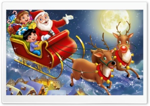 Christmas, Santa Claus Ultra HD Wallpaper for 4K UHD Widescreen desktop, tablet & smartphone
