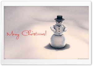 Christmas Snowman Ultra HD Wallpaper for 4K UHD Widescreen desktop, tablet & smartphone