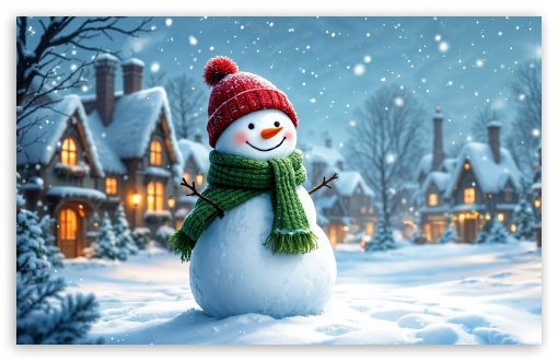Christmas Snowman UltraHD Wallpaper for UltraWide 21:9 24:10 32:9 32:10 ; Widescreen 16:10 5:3 ; Fullscreen 4:3 5:4 3:2 ; Tablet 1:1 ; Mobile 9:16 9:19.5 9:20 10:16 2:3 3:5 3:4 ; Dual 16:10 5:3 16:9 4:3 5:4 3:2 ;
