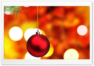 Christmas Tree Ball Ultra HD Wallpaper for 4K UHD Widescreen desktop, tablet & smartphone