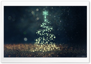 Christmas Tree Bokeh Ultra HD Wallpaper for 4K UHD Widescreen desktop, tablet & smartphone