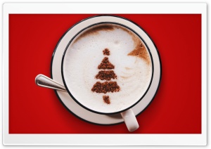 Christmas Tree Cappuccino Ultra HD Wallpaper for 4K UHD Widescreen desktop, tablet & smartphone