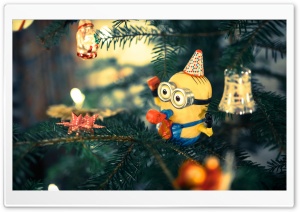 Christmas Tree Minion Ultra HD Wallpaper for 4K UHD Widescreen desktop, tablet & smartphone