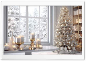 Christmas Tree, Winter Holidays Ultra HD Wallpaper for 4K UHD Widescreen desktop, tablet & smartphone