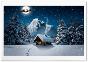 Christmas Winter 4K Ultra HD Wallpaper for 4K UHD Widescreen desktop, tablet & smartphone
