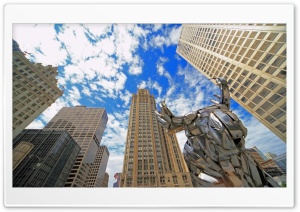 Chrome Elk Michigan Avenue Chicago Ultra HD Wallpaper for 4K UHD Widescreen desktop, tablet & smartphone