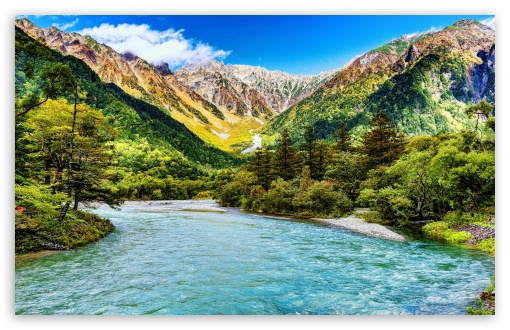 Chubu Sangaku National Park UltraHD Wallpaper for Widescreen 16:10 ;