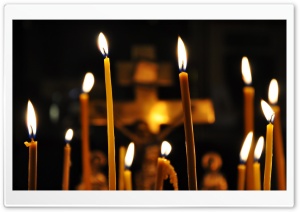Church Candles Ultra HD Wallpaper for 4K UHD Widescreen desktop, tablet & smartphone