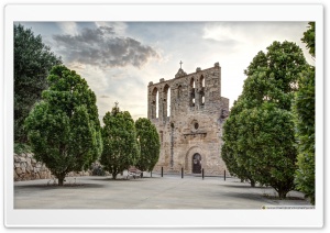 Church of Sant Esteve Peratallada, Catalonia Ultra HD Wallpaper for 4K UHD Widescreen desktop, tablet & smartphone