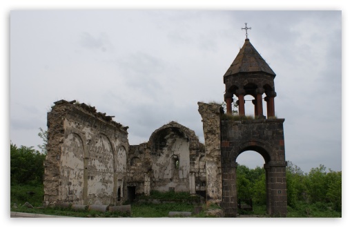 Church Ruin UltraHD Wallpaper for UHD 16:9 ; HD 16:9 ; Widescreen 16:10 5:3 ;