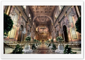 Church Wedding Ceremony Ultra HD Wallpaper for 4K UHD Widescreen desktop, tablet & smartphone