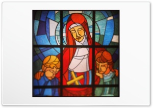 Church Windows 4K UHD Wallpaper for Widescreen and UltraWide Desktop, UltraHD TV, Smartphone, Tablet