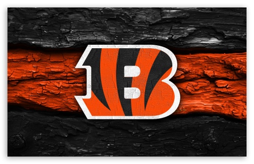 Cincinnati Bengals Wooden Logo UltraHD Wallpaper for Widescreen 16:10 ;