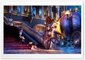 Cinderella 4K UHD Wallpaper for Widescreen and UltraWide Desktop, UltraHD TV, Smartphone, Tablet