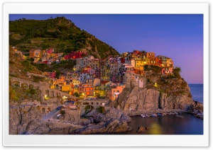Cinque Terre Town, Italy, Travel, Tourist Destination 4K UHD Wallpaper for Widescreen and UltraWide Desktop, UltraHD TV, Smartphone, Tablet