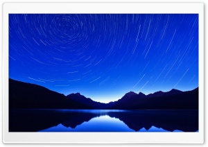 Circle Star Trails Ultra HD Wallpaper for 4K UHD Widescreen desktop, tablet & smartphone
